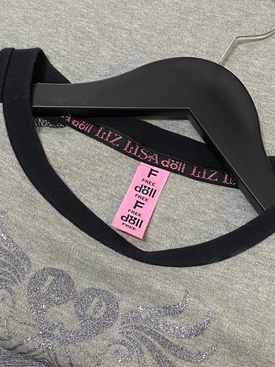 Liz Lisa doll 글리터 프린팅 레글런 반팔 티셔츠 상품이미지10