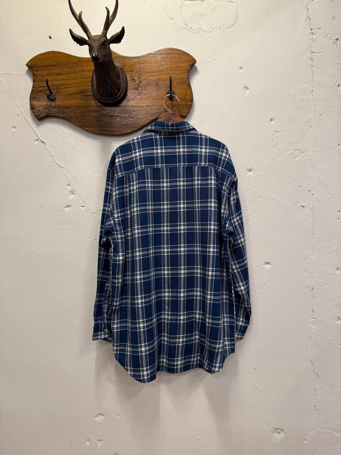 (L) OLD UNIQLO 유니클로 Vintage Check Shirt 상품이미지5