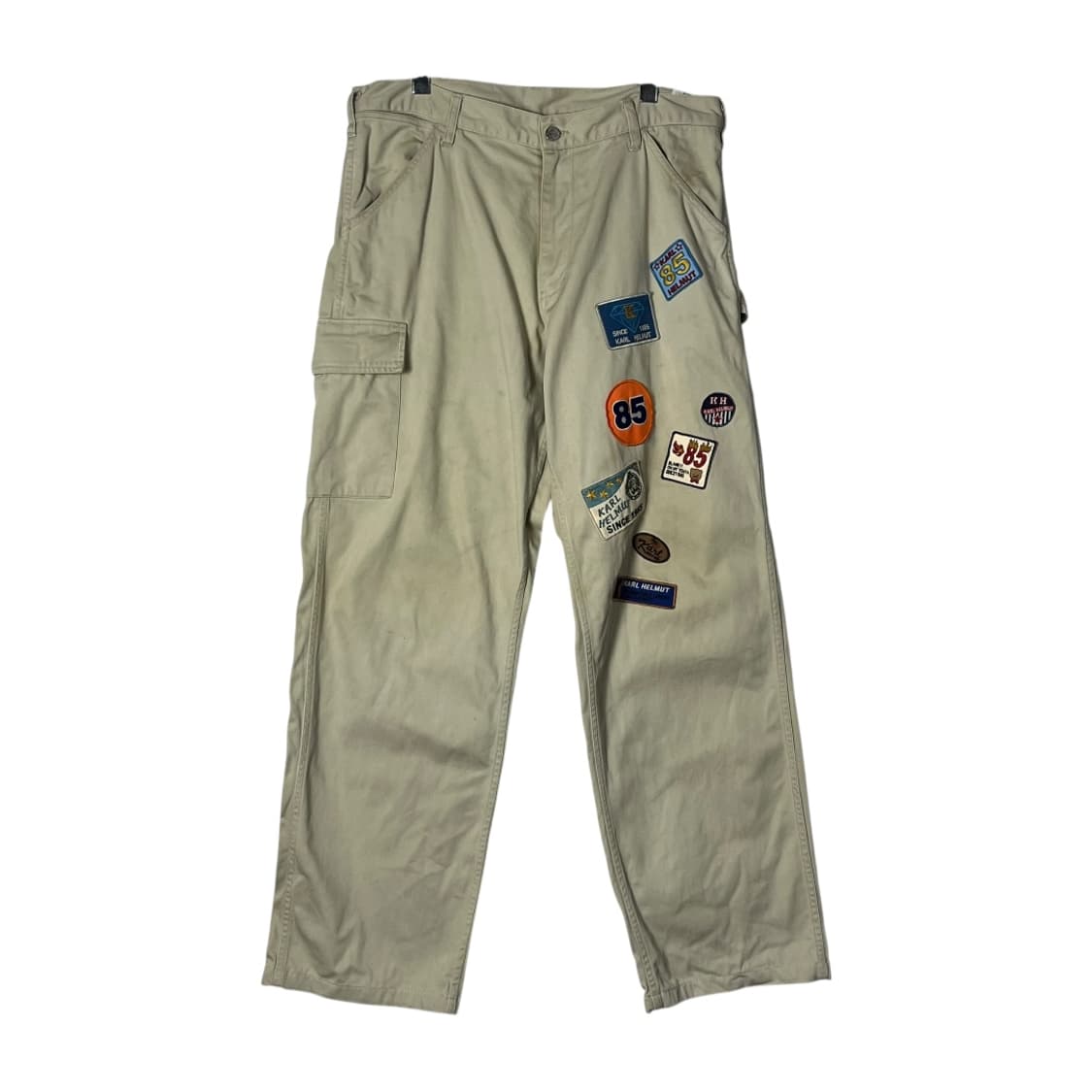 [KARL HELMUT] 칼헬무트 핑크하우스 멀티패치 카고팬츠 상품이미지1