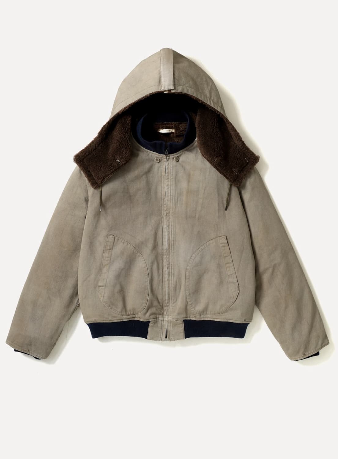 [2] A.presse 아프레쎄 빈티지 WW2 US 네이비 덱 후드 자켓 상품이미지1