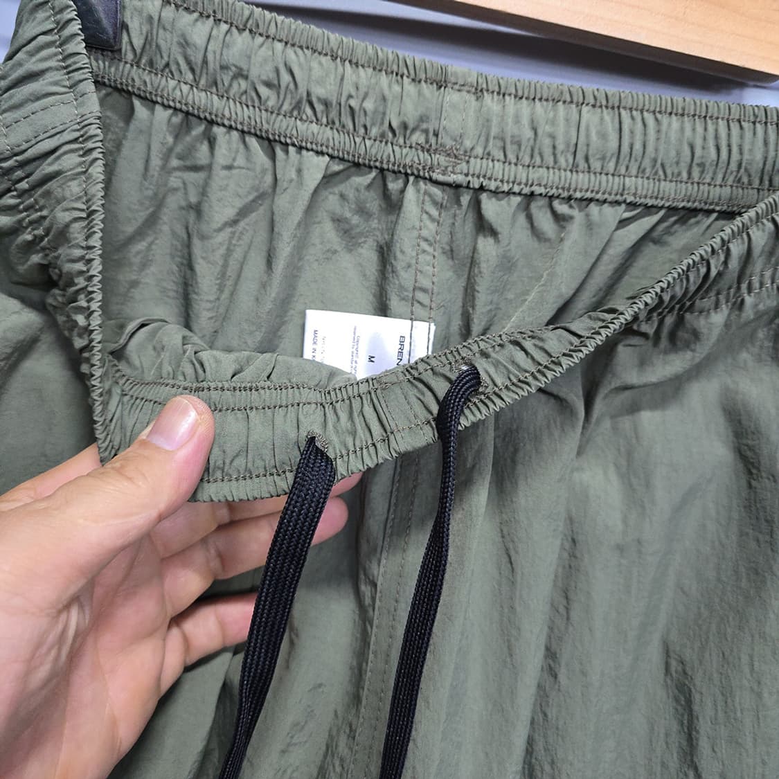 브렌슨(BRENSON) 나일론 카고 팬츠 와이드핏 M 상품이미지5