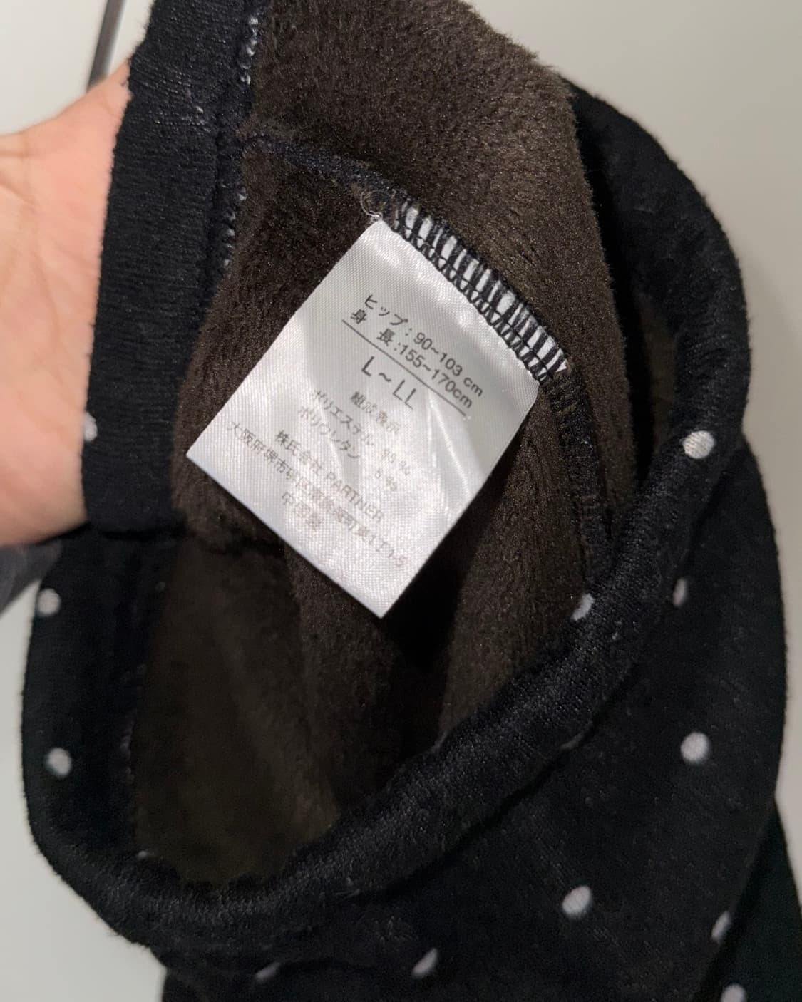 빈티지 도트 기모 스타킹 상품이미지6