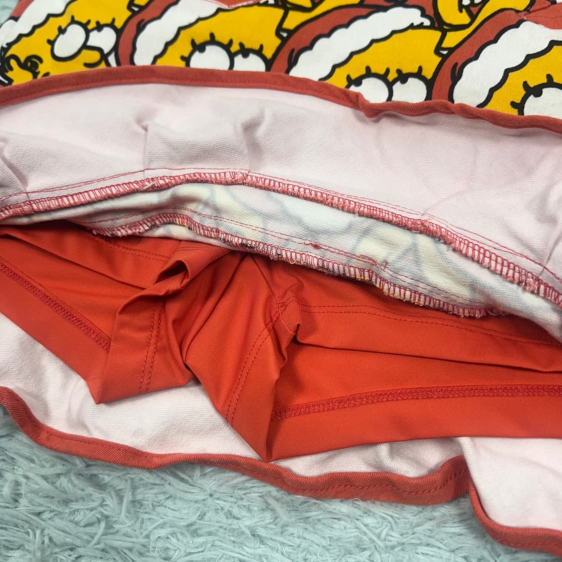 파리게이츠 x 심슨 콜라보 플레어 골프스커트 1호 상품이미지4