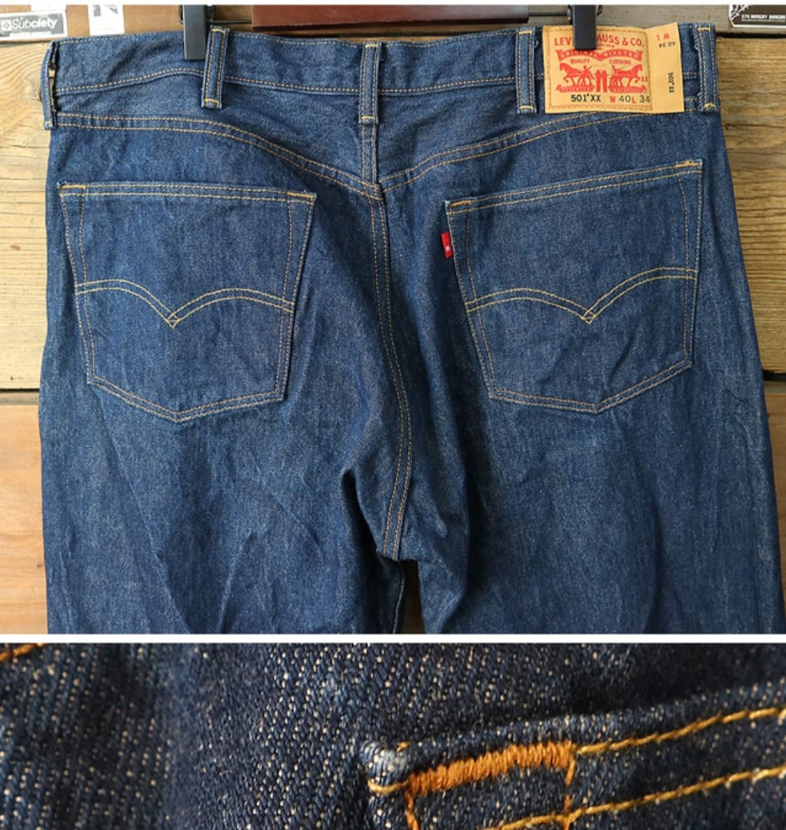 LEVIS 리바이스 501XX  진청데님 40사이즈 상품이미지5