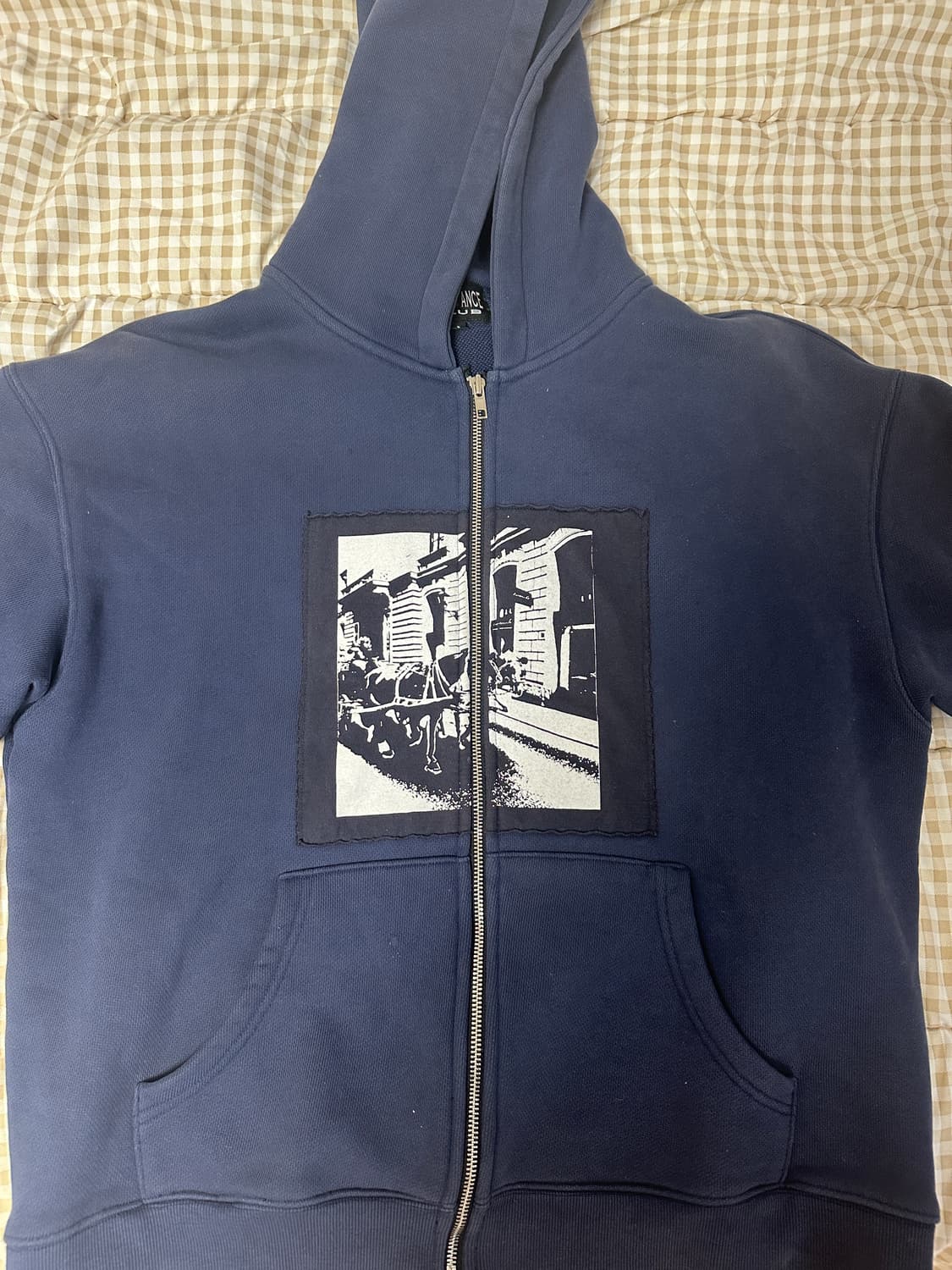 에모스텐스클럽 후드집업 네이비 1 상품이미지3