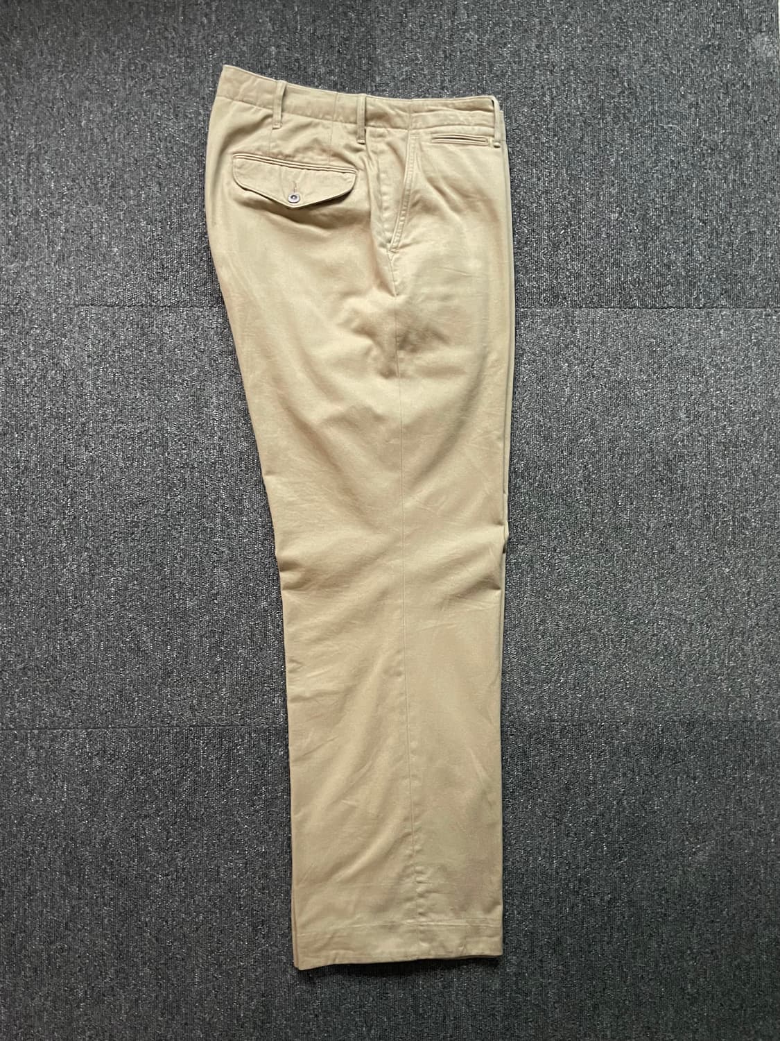 피그벨 401 오피서트라우저 와이드 치노 카키 2사이즈  상품이미지4