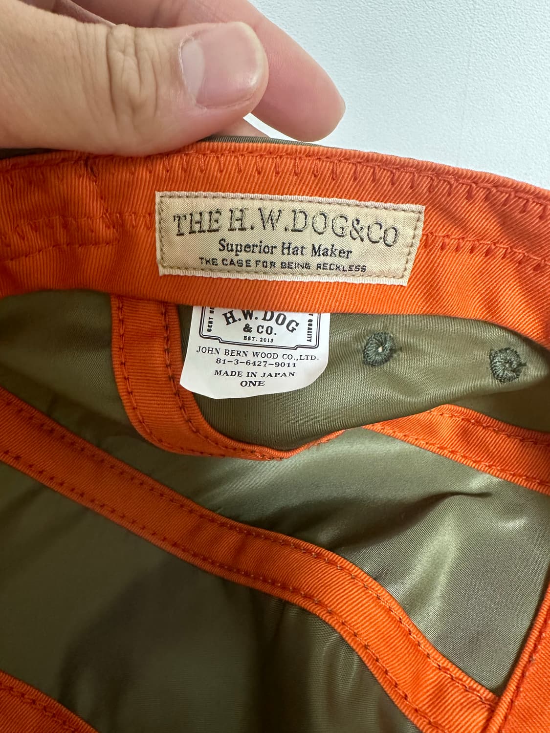 THE H. W.DOG&CO jet cap 상품이미지7