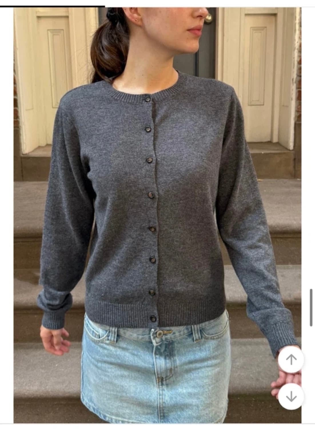 브랜디멜빌 차콜 아멜리아 가디건 상품이미지1