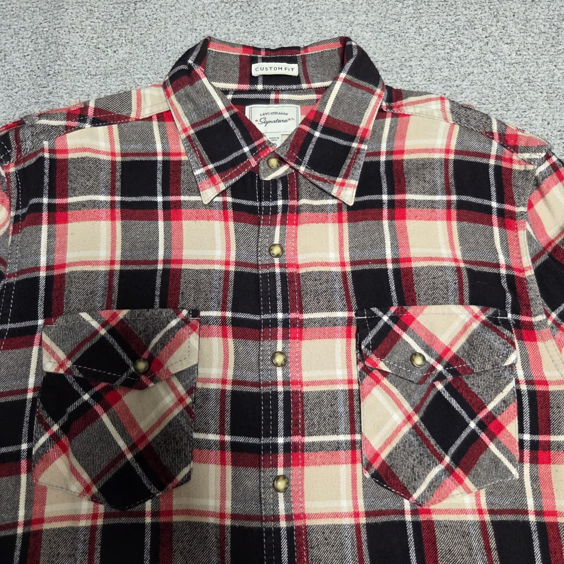 Levi's 웨스턴 플란넬 체크 셔츠 L(100) 상품이미지2