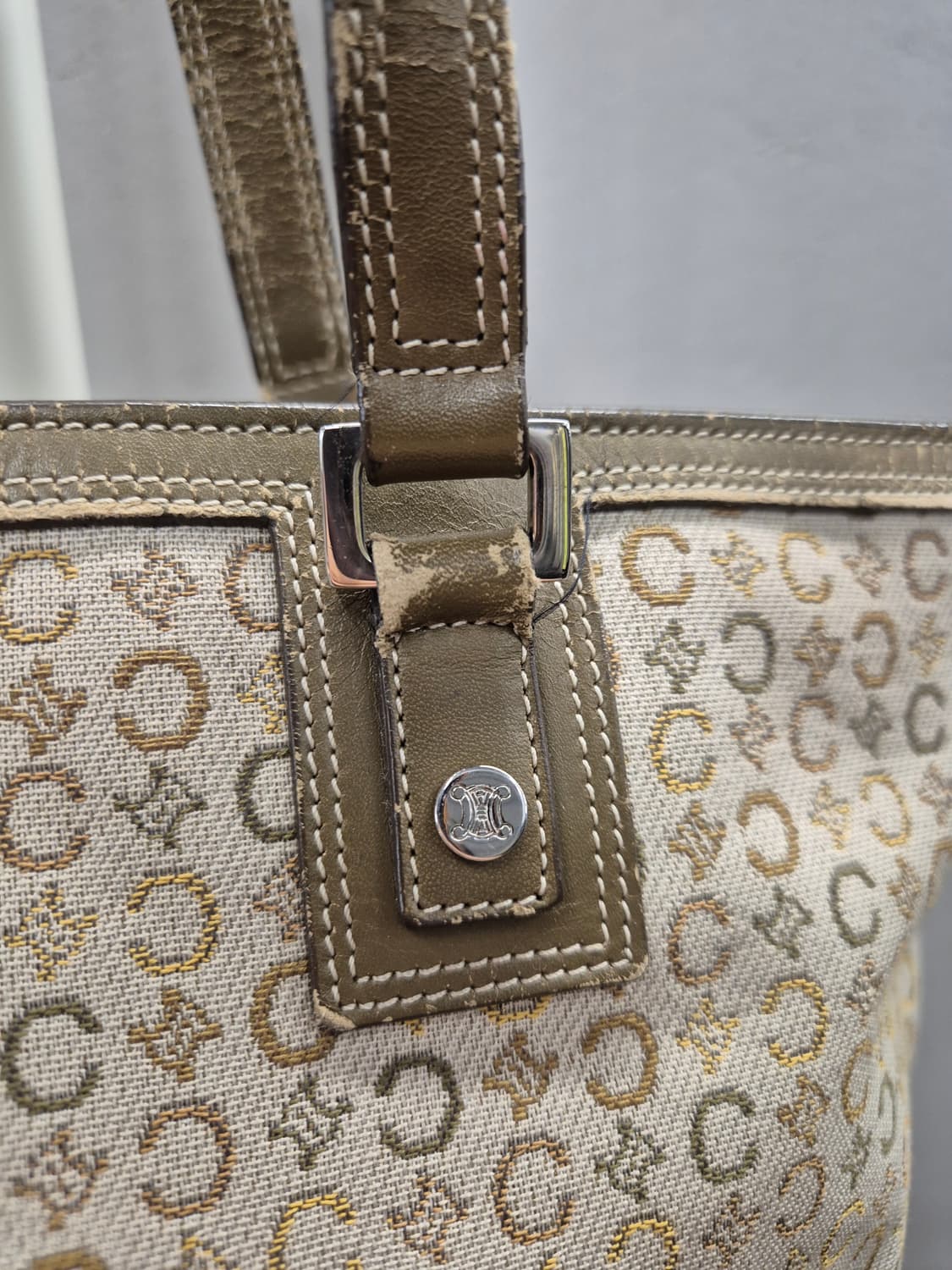 셀린느 마카담 토트백 베이지/브라운 상품이미지4