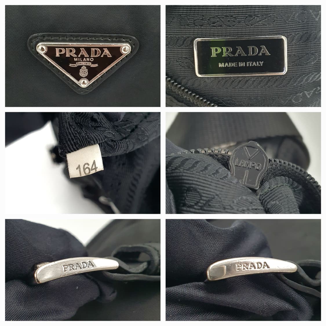 프라다 리나일론 투버클 블랙 메신저백 크로스백 숄더백 상품이미지5