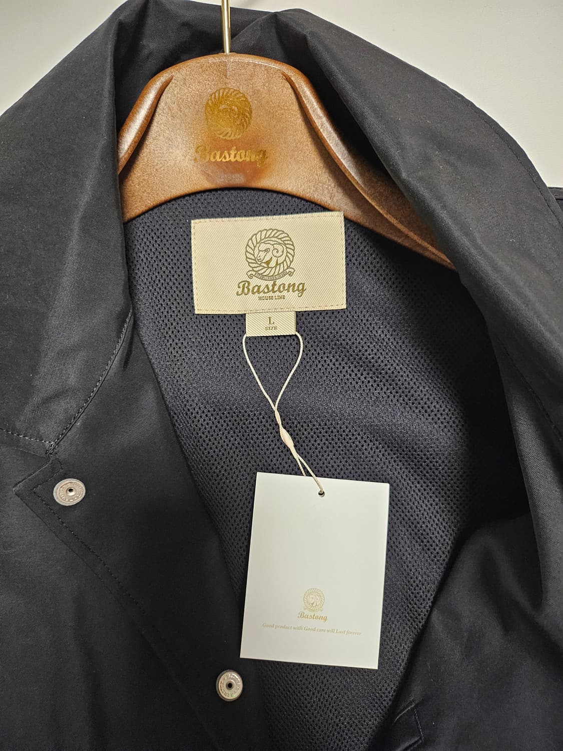바스통 House 163 블랙 코치 자켓 L사이즈 상품이미지3