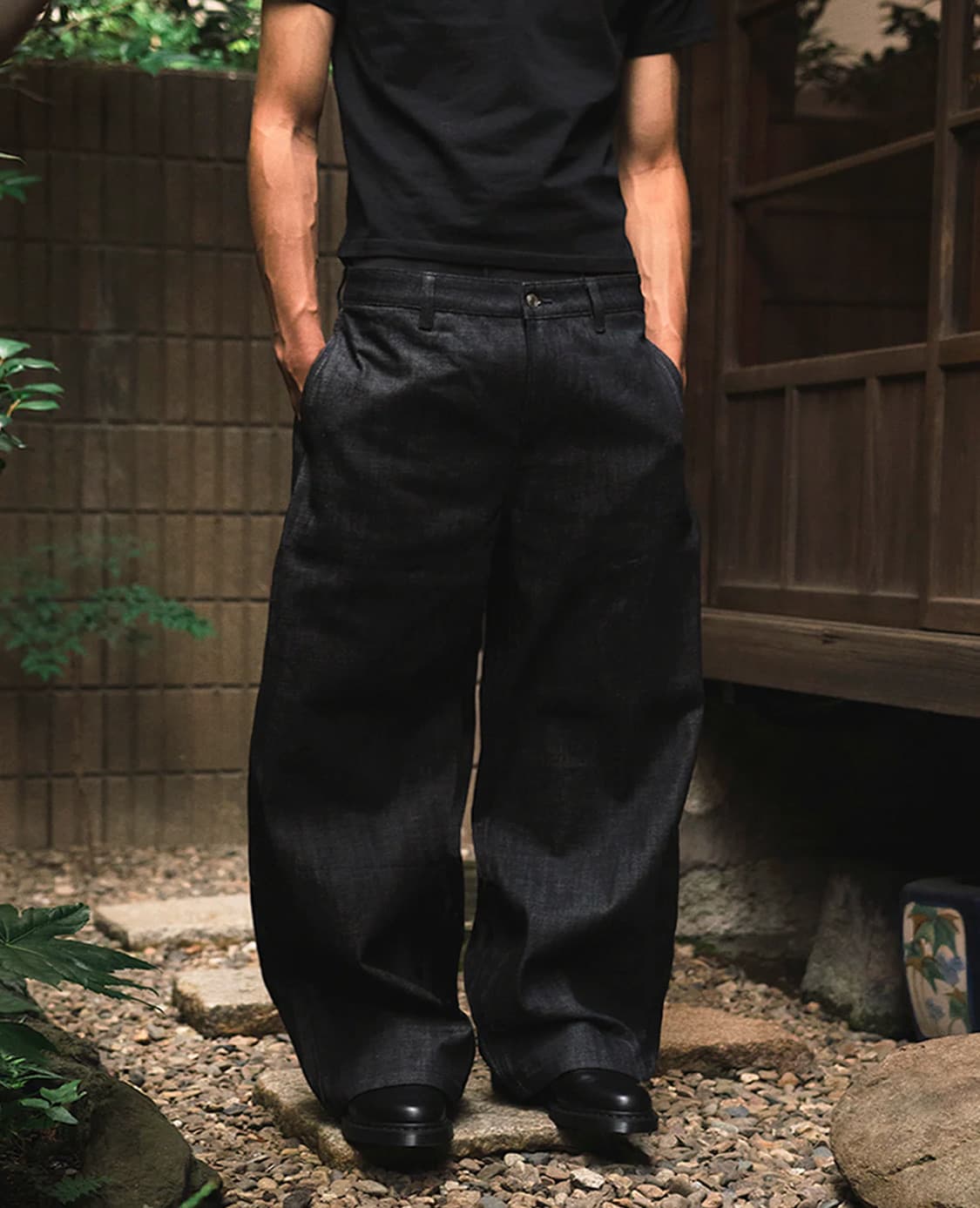 Menes Tokyo Janome Raw Baggy Jeans 상품이미지6