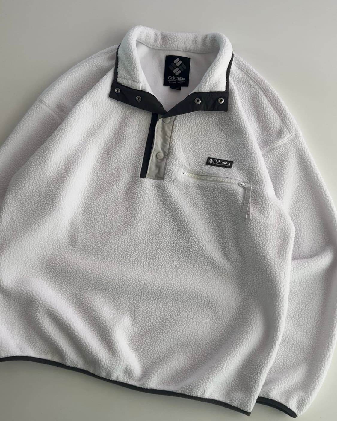 컬럼비아 헬베티아 하프버튼 플리스 아노락 XL 상품이미지3