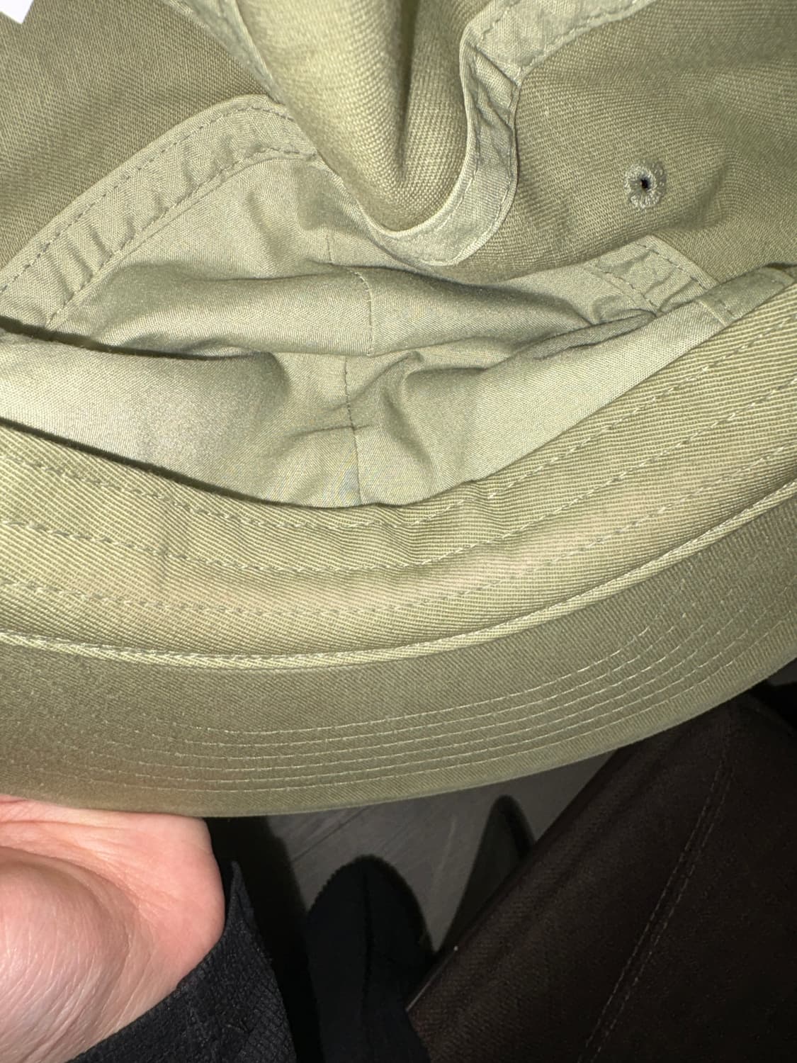 hello sunrise H Logo Cap -olive 상품이미지2