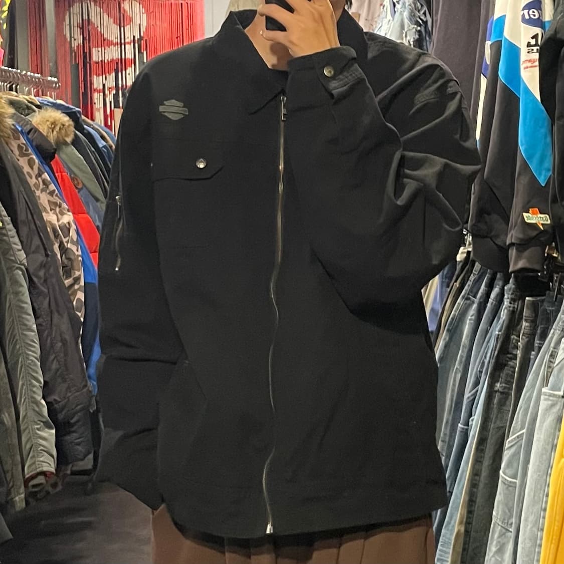 [IM] Harley Davidson 할리 데이비슨 블랙 자켓 상품이미지4