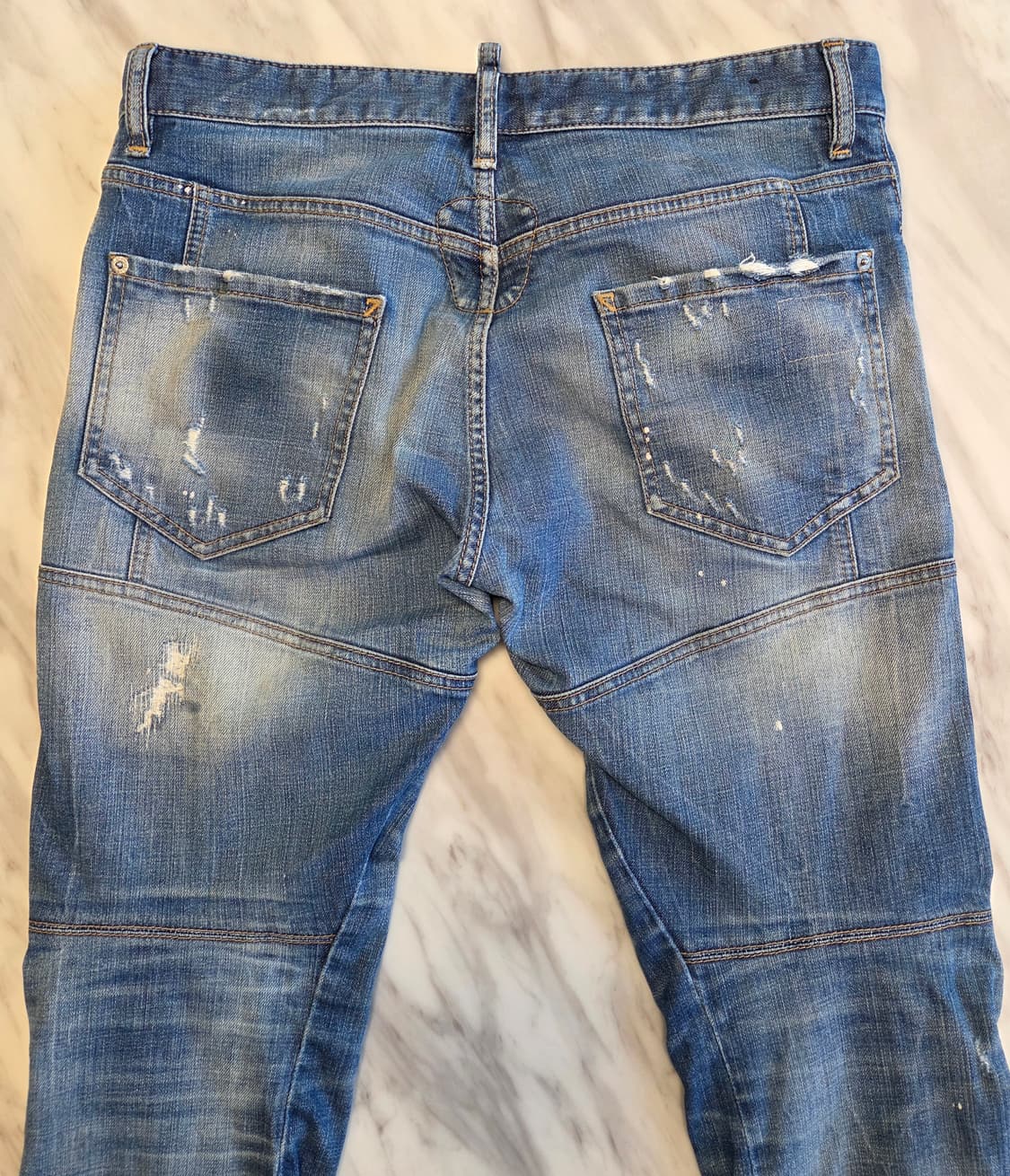 디스퀘어드 패치워크 데님 팬츠 상품이미지5