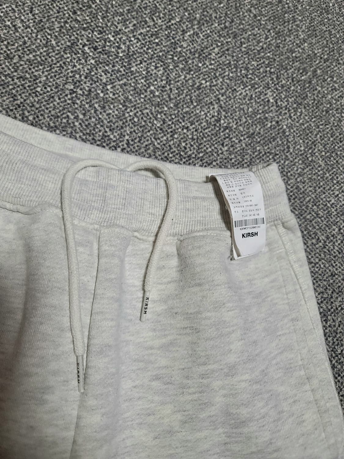 키르시 두들 체리 조거 팬츠 멜란지 그레이 1  26-28 인치 상품이미지5