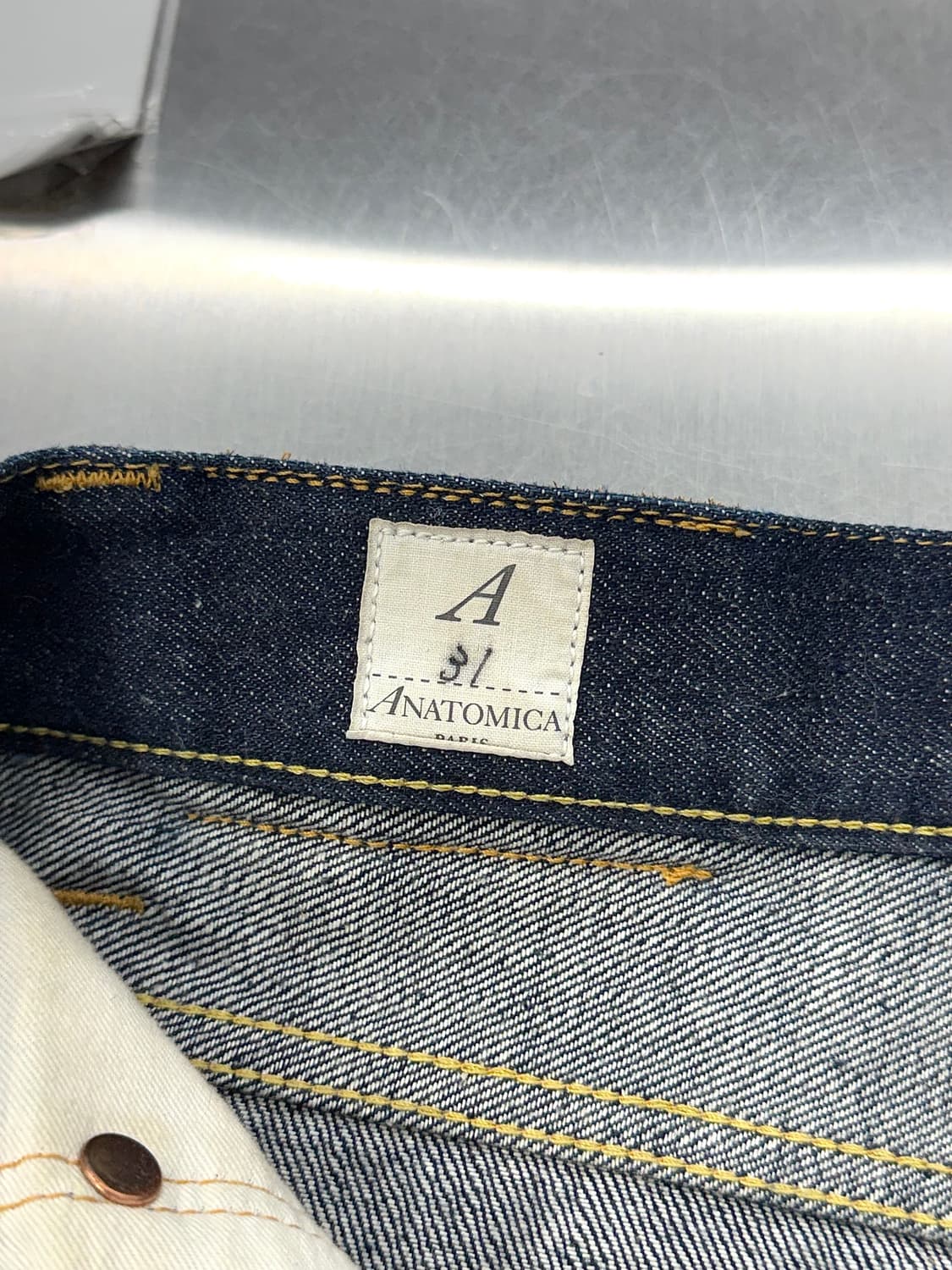 아나토미카 진청 셀비지 와이드 클래식 데님 팬츠 상품이미지7