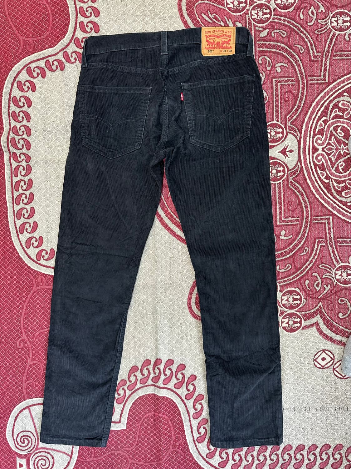 리바이스 502 블랙 코듀로이 상품이미지2