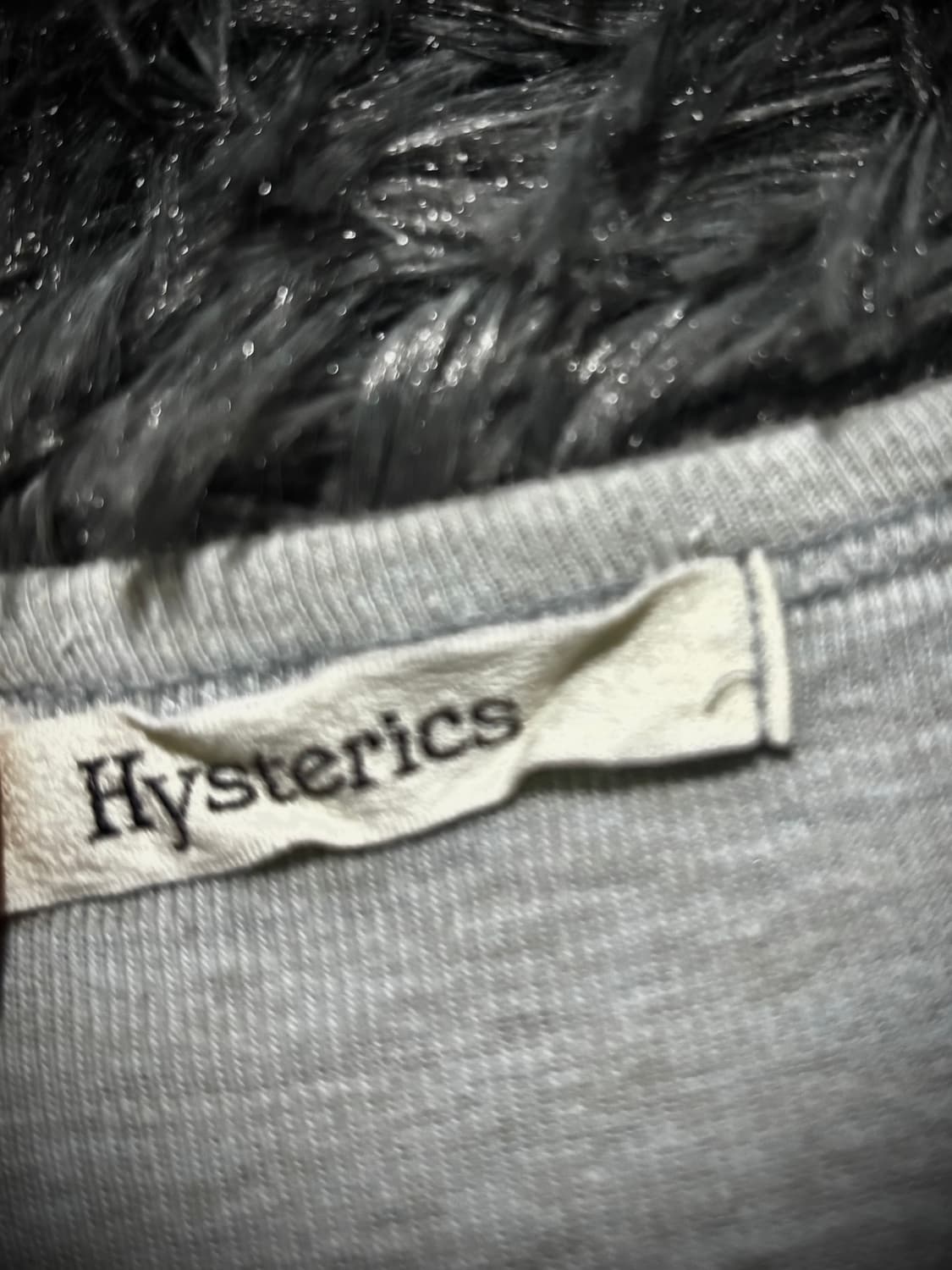 Hysteric Glamour 그라데이션 나비 걸프린팅 T 상품이미지5