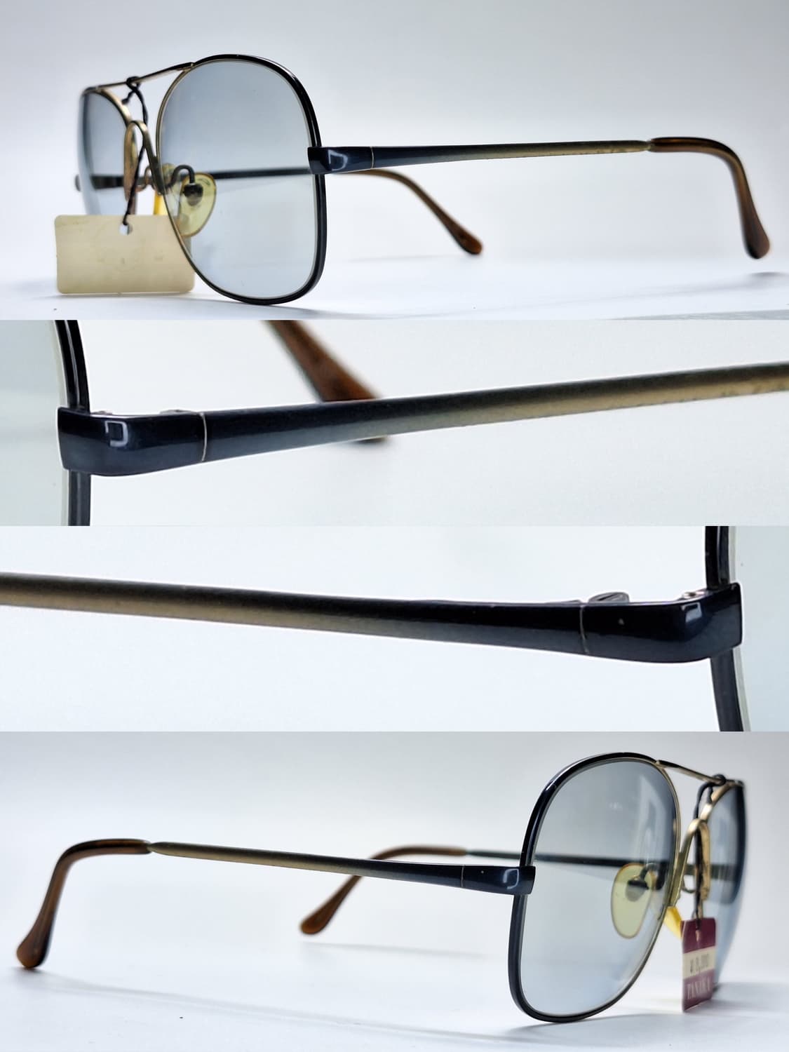 80s 일본제 빈티지 데드스톡 미사용/투브릿지 선글라스 C32 더블브릿지 상품이미지5