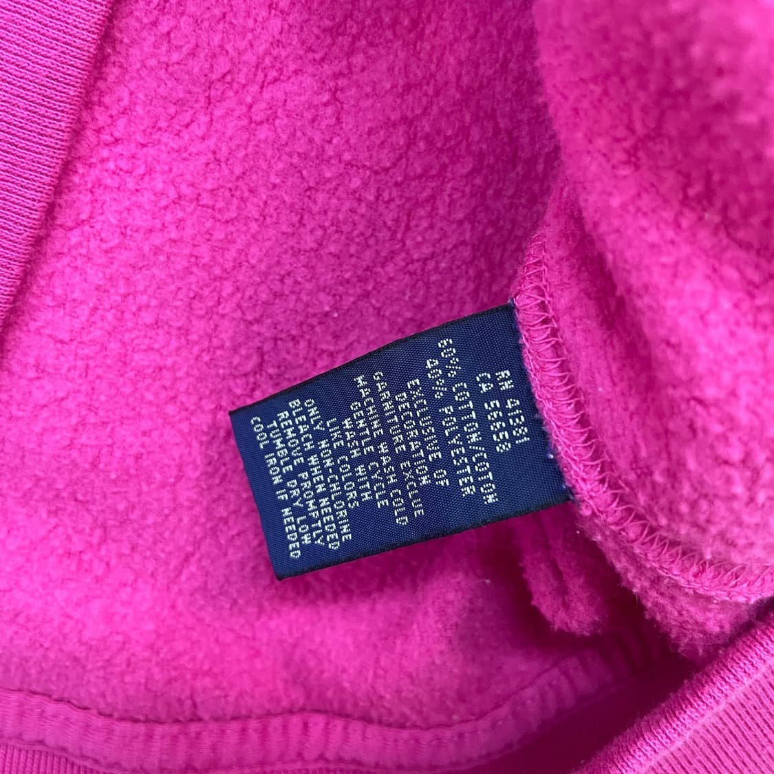 폴로 랄프로렌 빅 포니 후드집업 핑크 상품이미지5