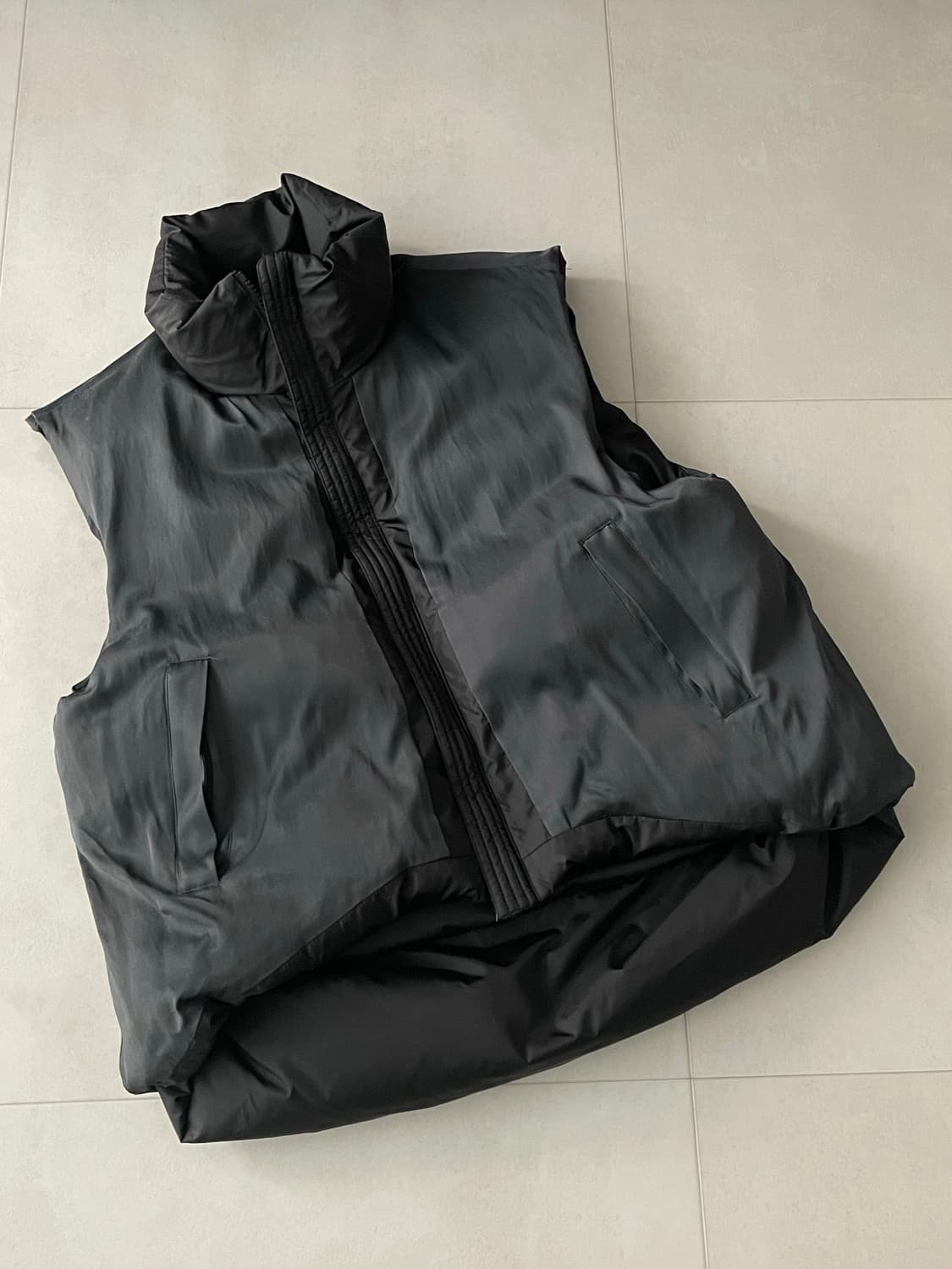캐피탈 립스탑 나일론 다운 버거 킬 조끼 블랙 3 상품이미지6