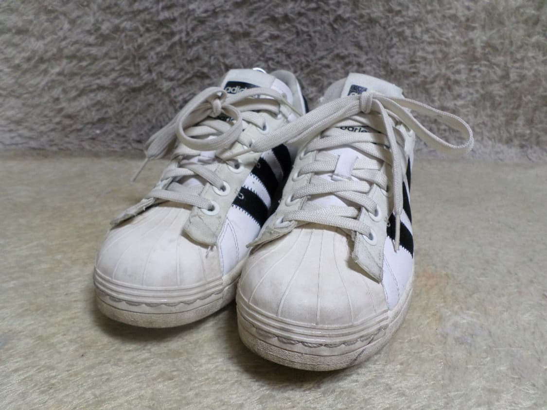 245 아디다스X팔리 슈퍼스타 흰검 운동화 신발  상품이미지2