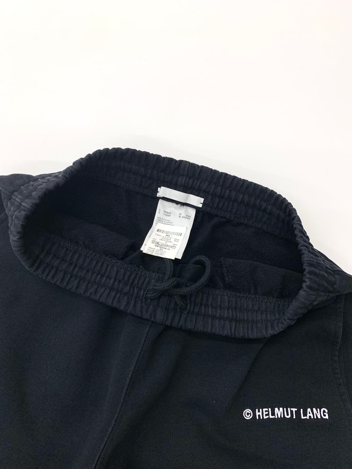 Helmut Lang 헬무트랭 블랙 코튼 하프팬츠 상품이미지8