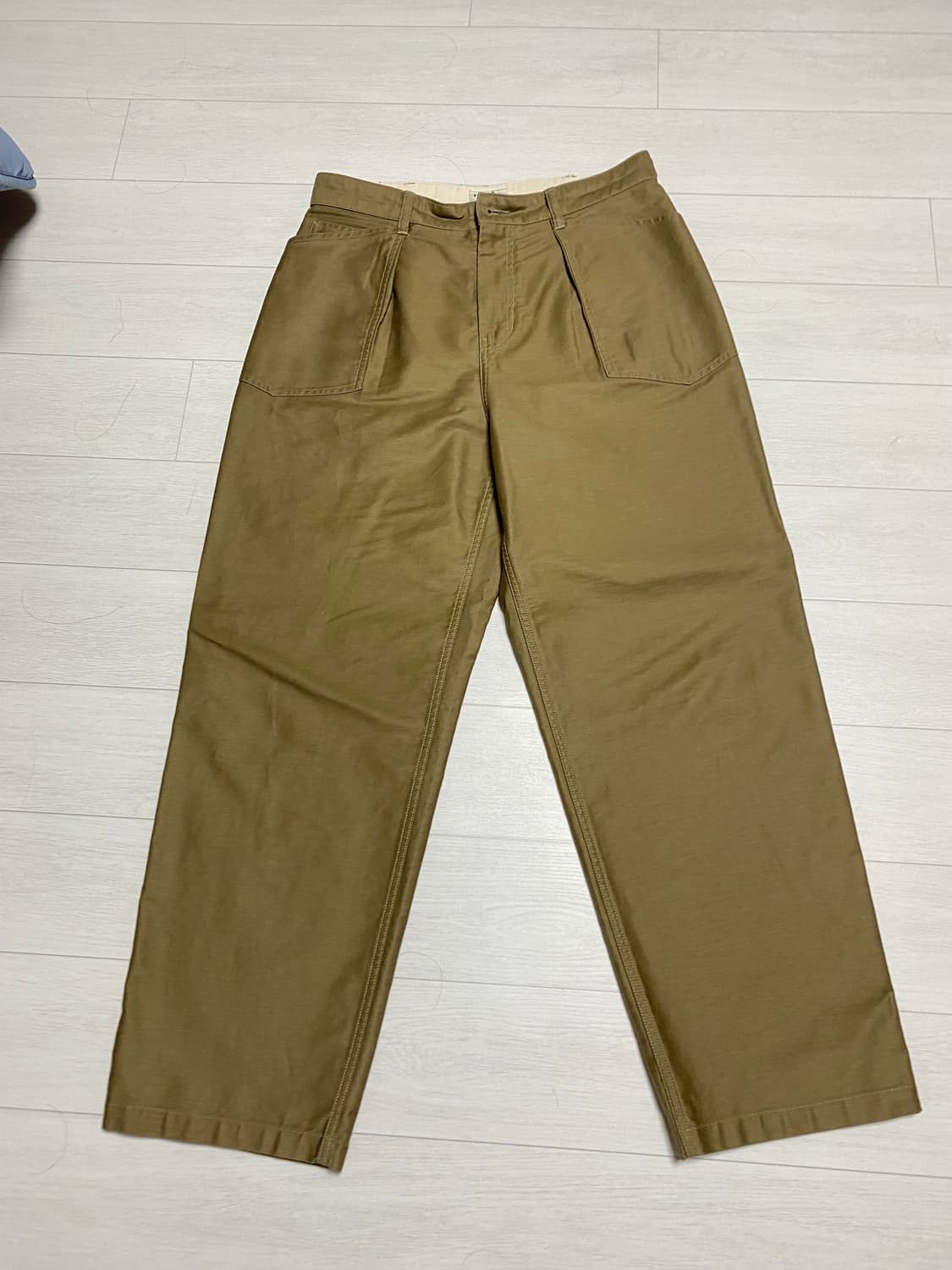 러프사이드 25fw 덱팬츠 카키베이지 2 상품이미지1