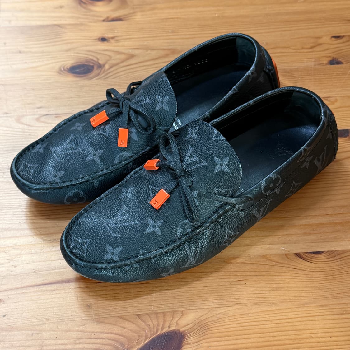 루이비통 정품 이클립스 드라이버 남성 모카신 구두 6사이즈 255 상품이미지1