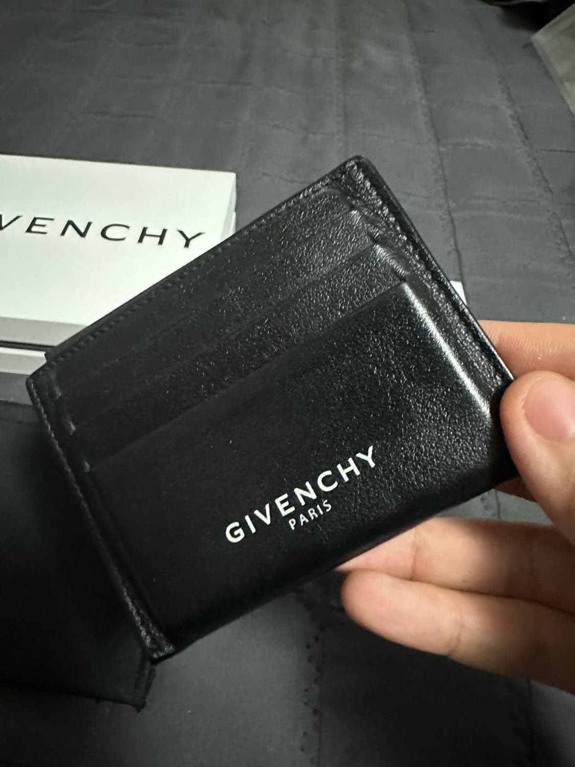 지방시 레터링로고 블랙 카드지갑 (OS) 상품이미지2