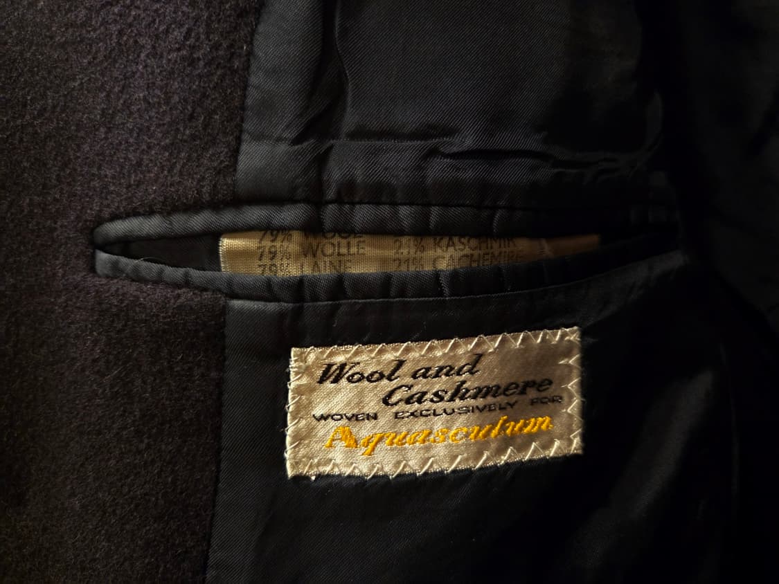 아쿠아스큐텀 캐시미어/울 체스터필드코트  상품이미지7