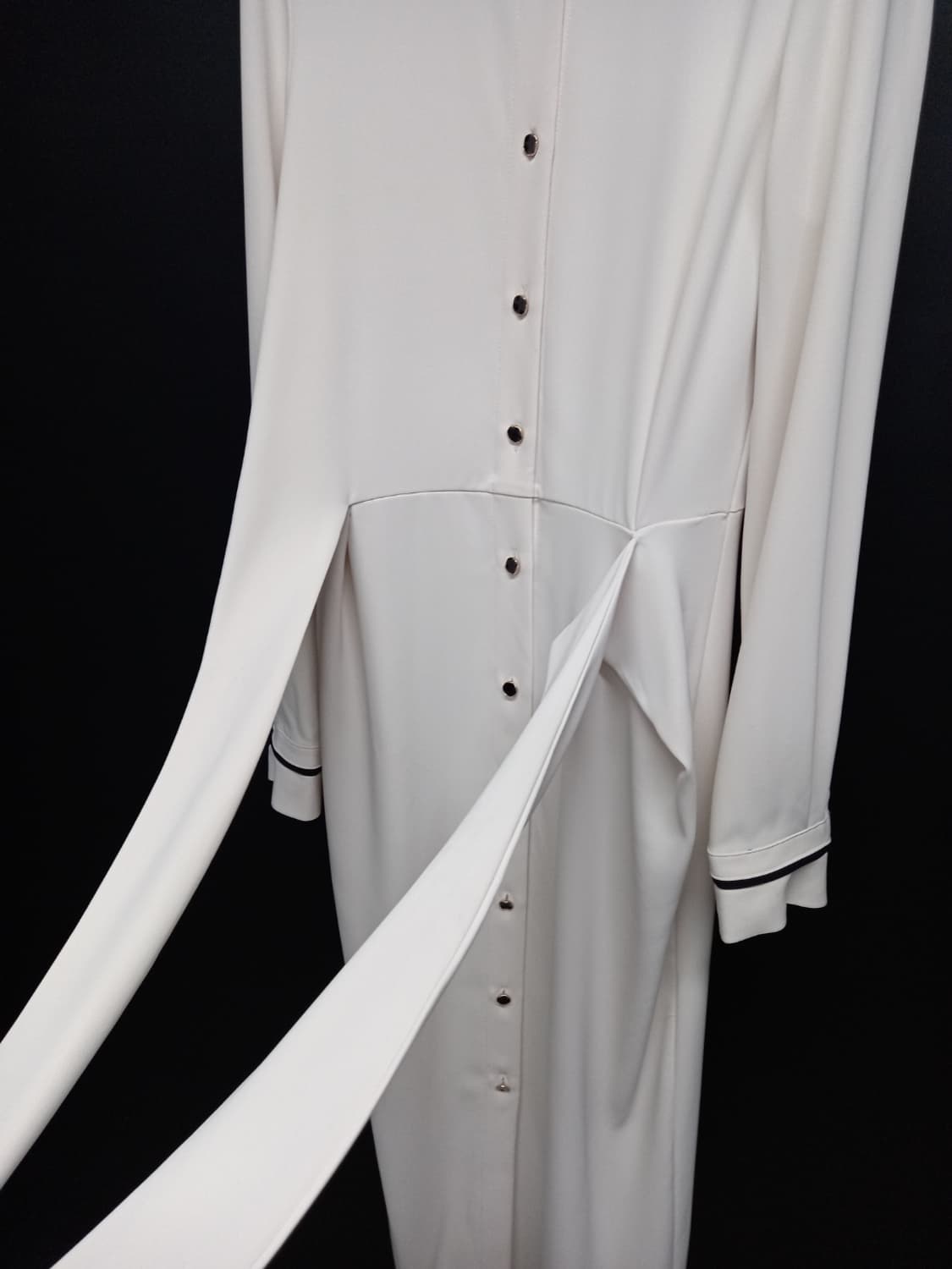 자라 춘추 엘라스틴 맥시 롱 원피스 44 상품이미지7