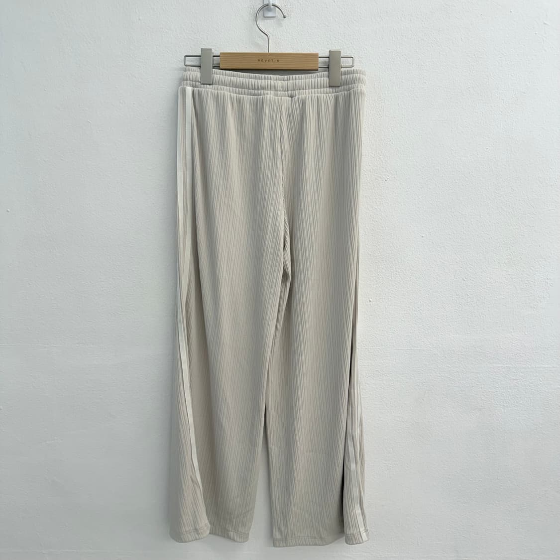 아디다스 삼선 골지 트랙 팬츠 (M) 상품이미지3