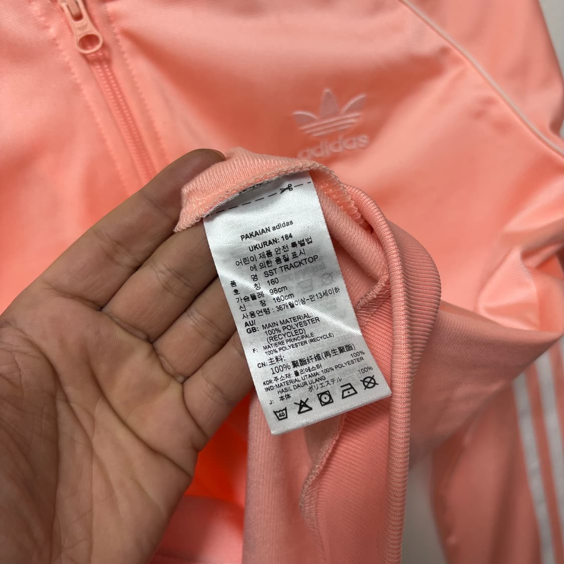 아디다스 핑크 슈퍼스타 져지 상품이미지4