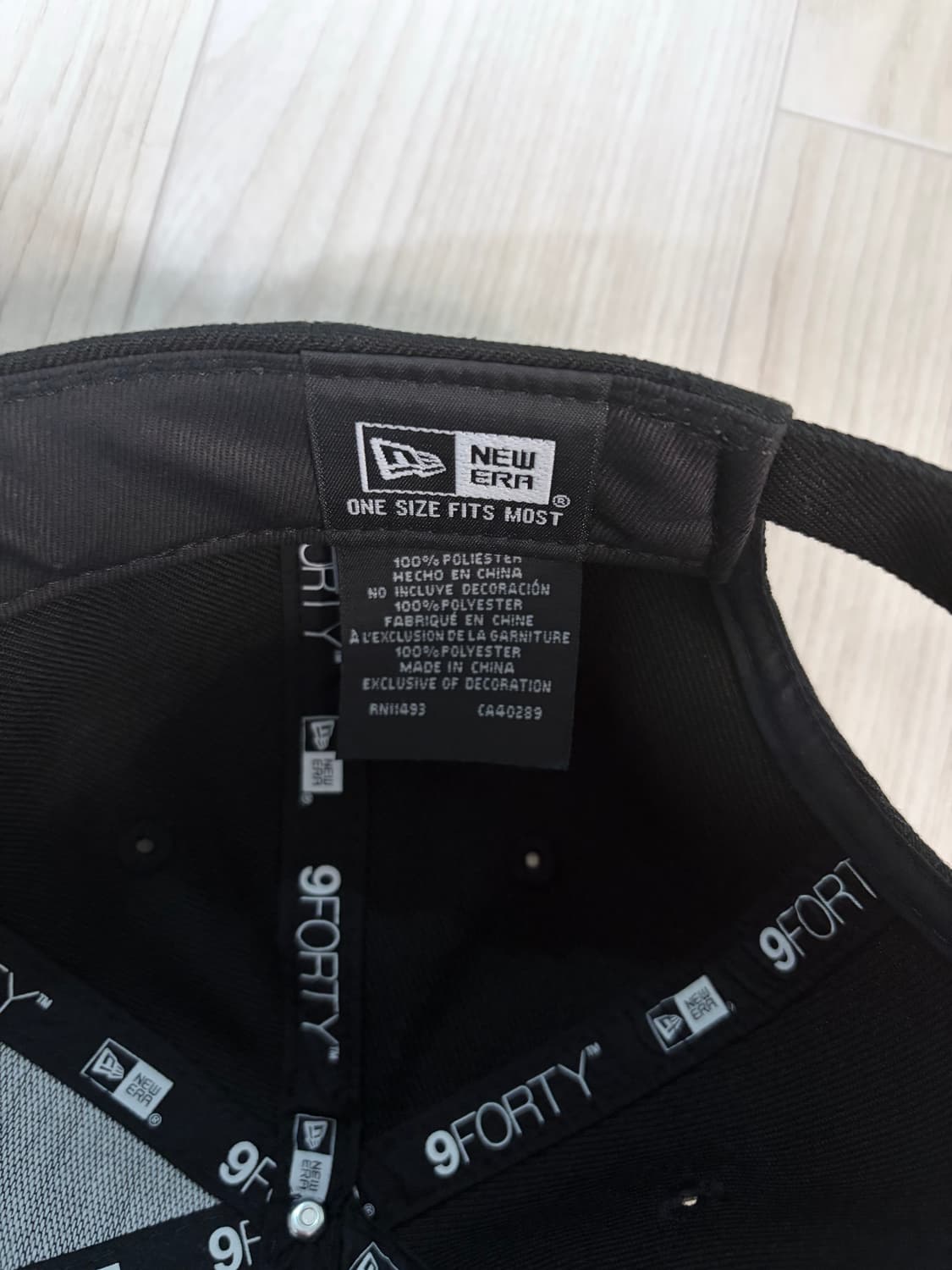 뉴에라 MLB NY 9FORTY 볼캡 블랙 상품이미지5