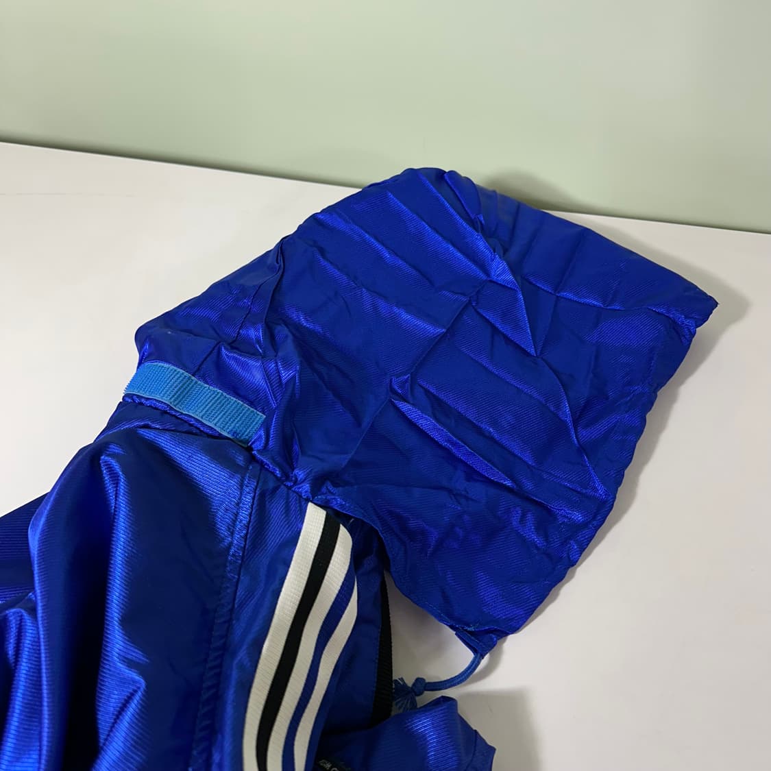 L 아디다스 오리지날 재팬 오버핏 유광블루 바막자켓 상품이미지8