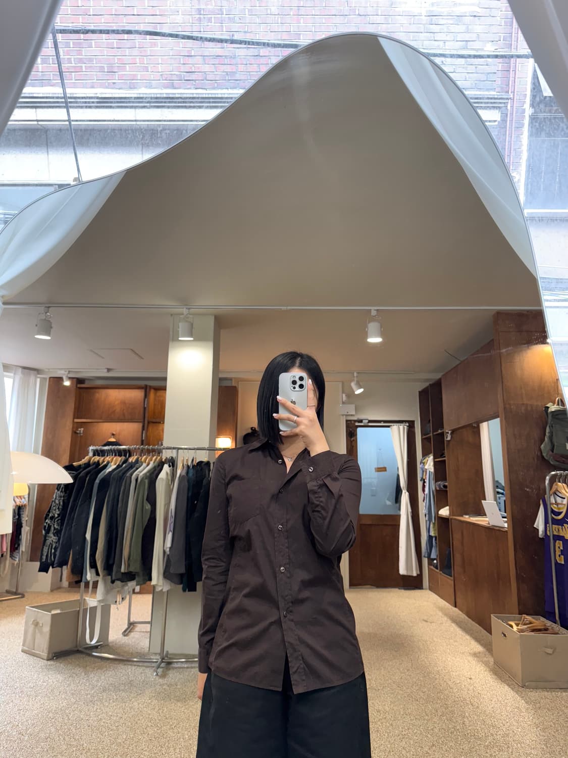 페라가모 브라운 셔츠 상품이미지2