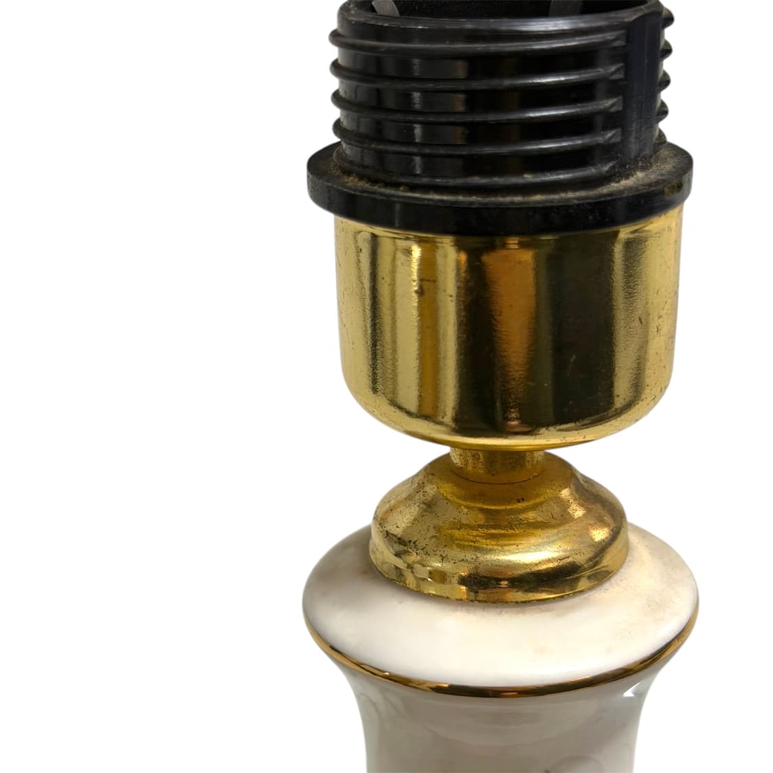 90s Duncan Clay Art 클래식 플로럴 세라믹 조명 상품이미지6