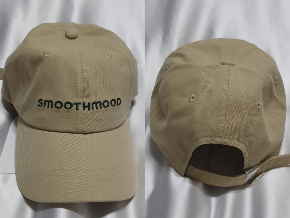 베이지 스무드무드  로고 볼캡 모자 상품이미지3