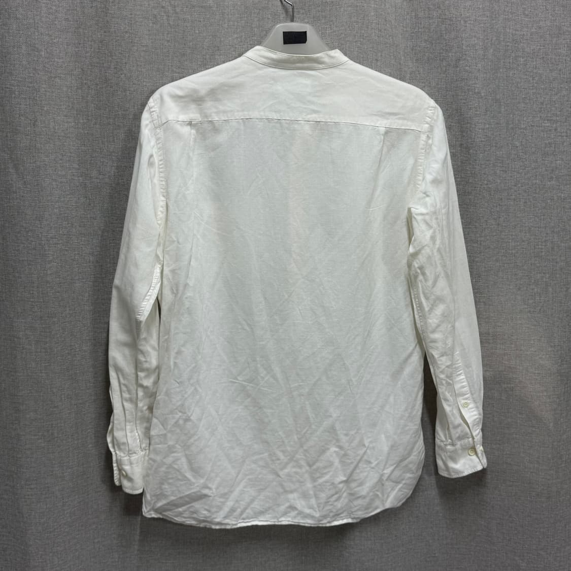 [L] 유니클로 린넨 마 헨리넥 긴팔 셔츠 남방 상품이미지4