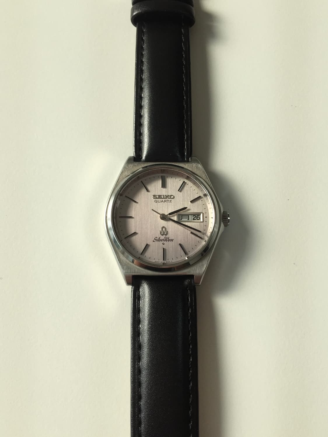 80s seiko silver wave quartz day-date 상품이미지6