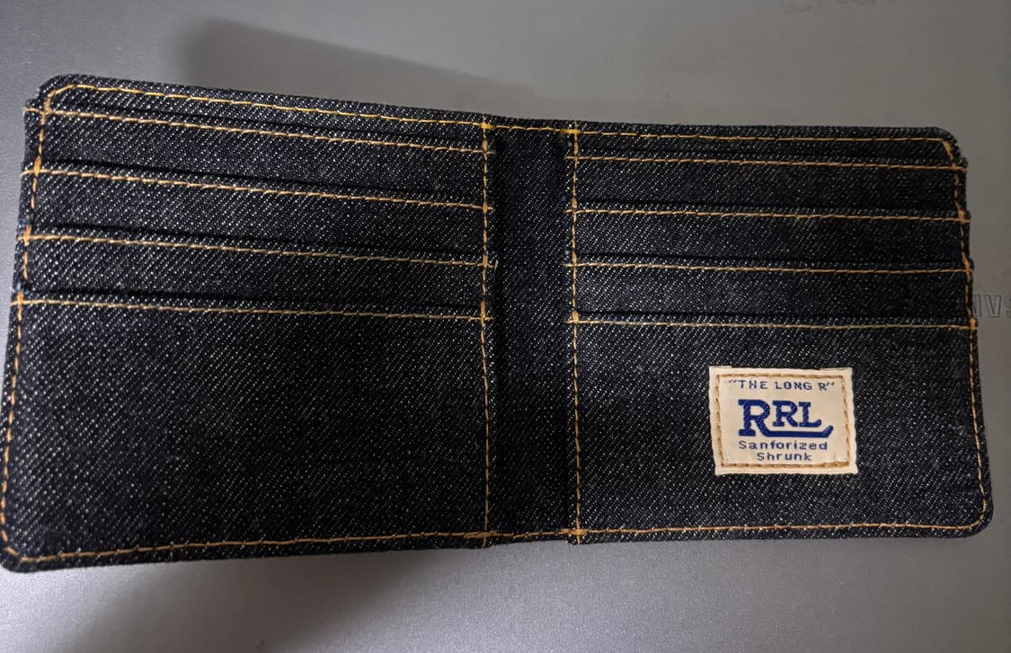 더블알엘 데님 반지갑 상품이미지2