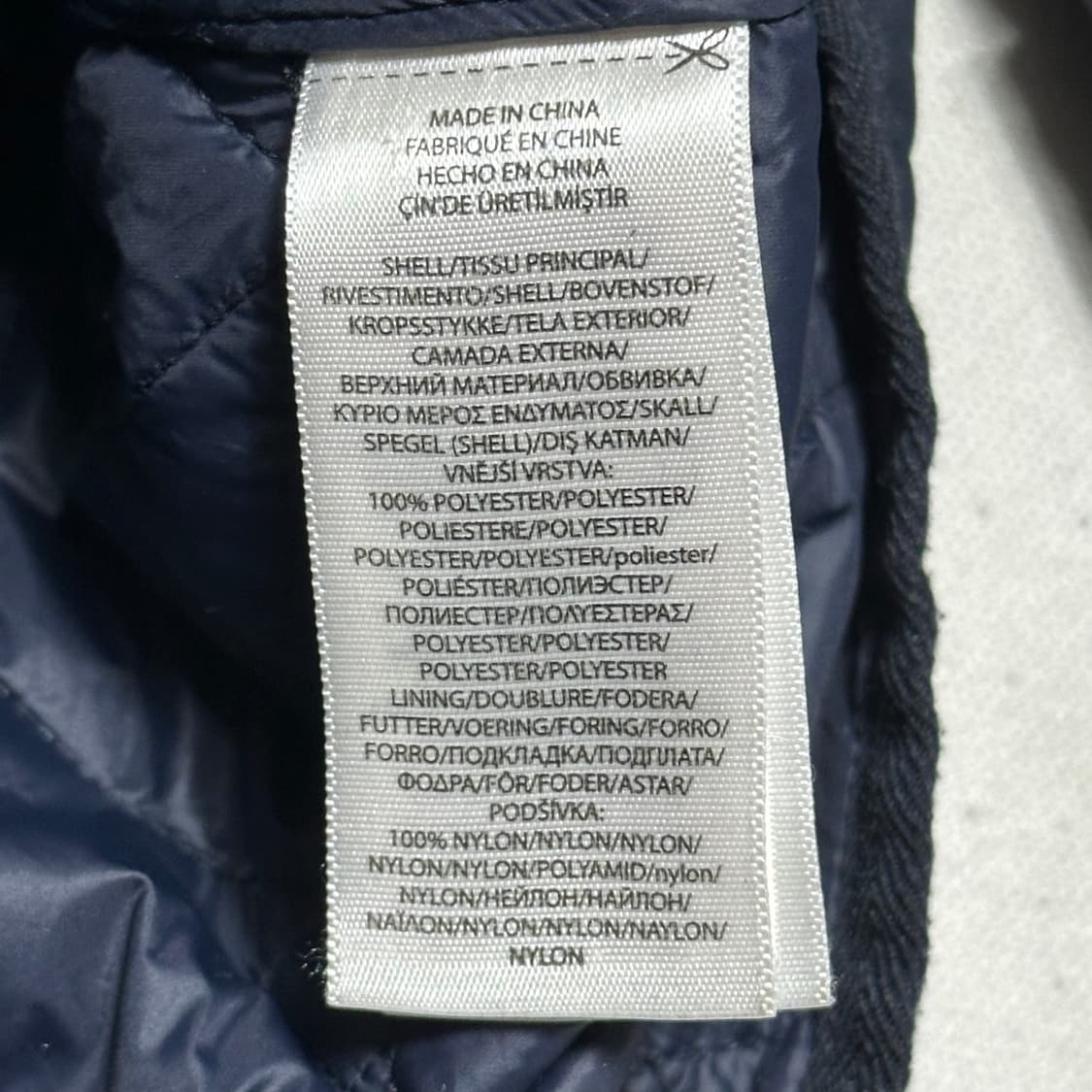 M 폴로랄프로렌 퀼팅 네이비 자켓 상품이미지6