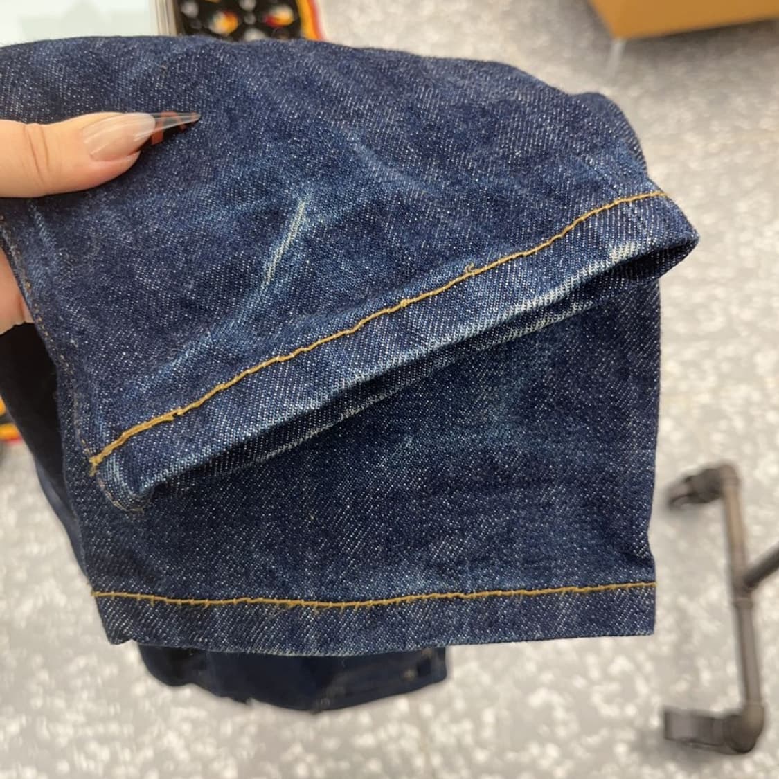 아페쎄 A.P.C 쁘띠 뉴 스탠다드 셀비지 데님팬츠 30인치 C08351 상품이미지6