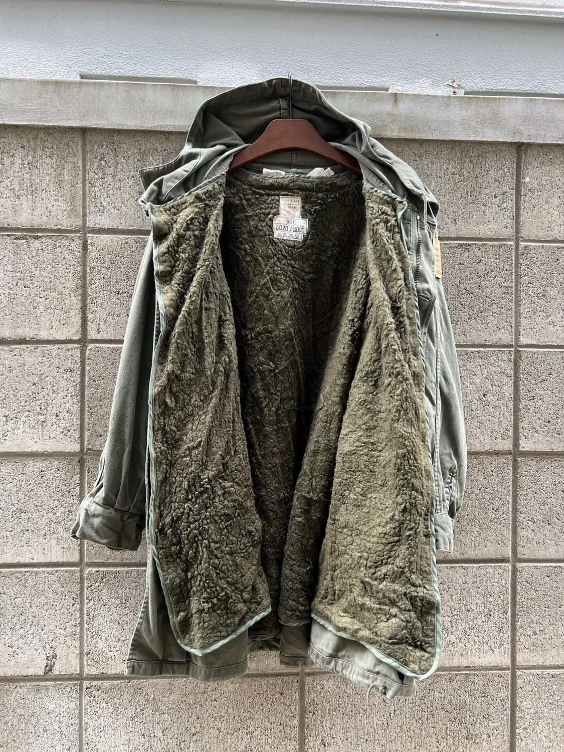 1970s FRENCH ARMY M-64 PARKA 오리지널개파카 상품이미지7