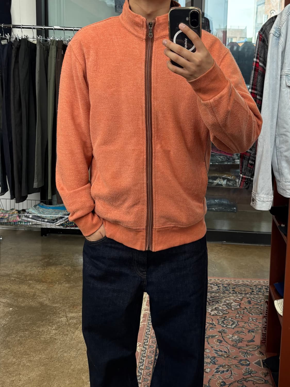 PLAYBOY 절개 디테일 집업 재킷 상품이미지3