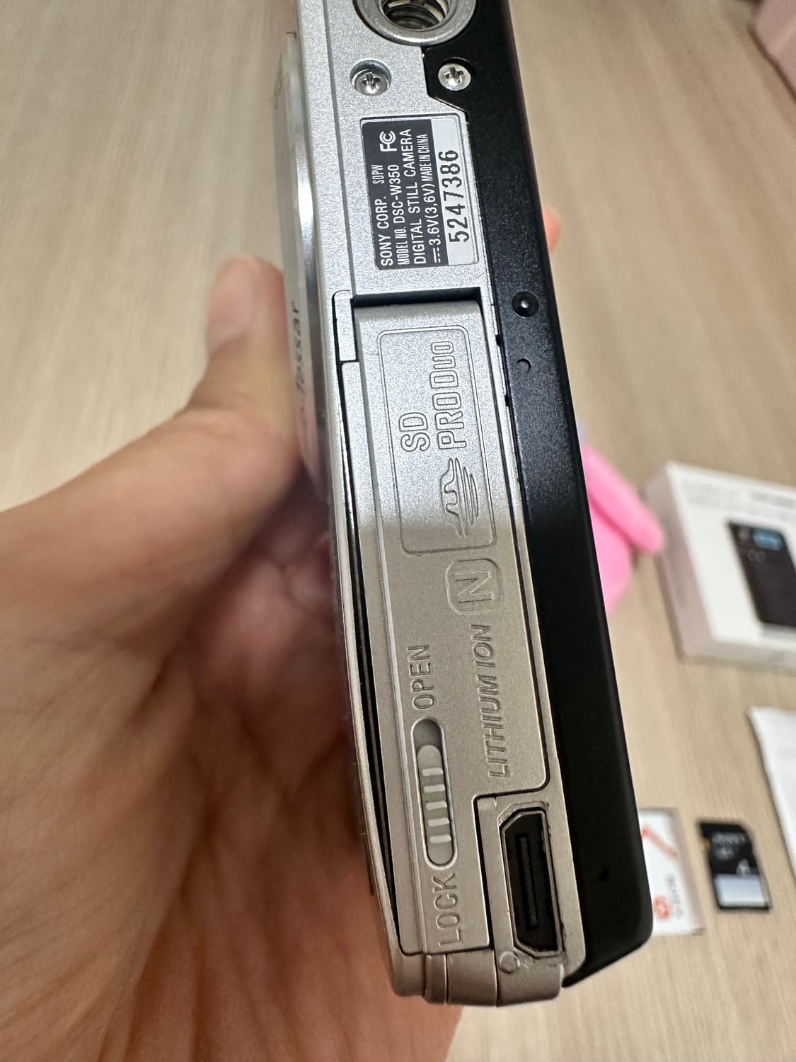 sony 소니 사이버샷 DSC W350 디카 y2k 젠지 카메라 상품이미지5